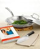 Review Dr. Weil 1912A / Dr. Weil 12 Inch Wok Set includes Knife and Cookbook