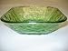  Colorful Recycled Art Glass Square Salad Bowl Kiwi 7\