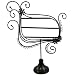 Earring Display Stand- Trapezoid - Black Metal Wire - 13 x 16