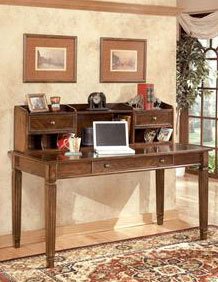 2PC Large Desk with Low Hutch Set