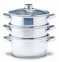 Swan 18Cm 3Tier Steamer S/Steel