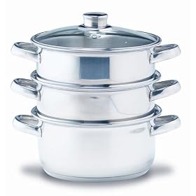 Swan 18Cm 3Tier Steamer S/Steel