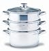 Swan 18Cm 3Tier Steamer S/Steel