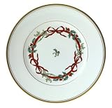 Royal Worcester Holly Ribbons 8-Inch Accent Plate