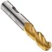 Niagara Cutter SB335 Carbide Ball Nose End Mills, Inch, Right Hand, Round Shank, TiN Finish