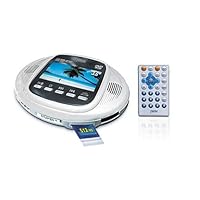 Jwin JD-VD736 Portable 3.6-Inch DVD Player