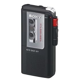 Sony M470B Micro Cassette Dictation Recorder / Plyr Black