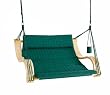 Outback Double Basket Weave Lounger, Green