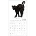 2016 Black Cats on White Calendar