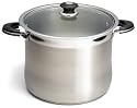 Prime Pacific 18/10 Stainless Steel 21 Quart Stock Pot With Glass Lid