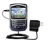 Rapid Wall / AC Charger for the Blackberry 8700g - Gomadic Brand w/ TipExchange Technology