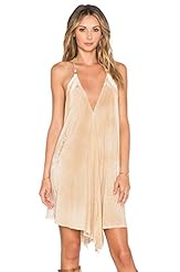 Rayon Beaded Snake Print Halter  Dress