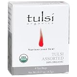Tulsi Organics Assorted, 4-Count Boxes (Pack of 6) ~ Tulsi Organics