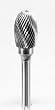 GROBET CARBIDE BUR MADE IN U.S.A. OVAL 3/8X19/32X1/4 6 INCH LONG SHANKS STAND...