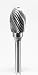 GROBET CARBIDE BUR MADE IN U.S.A. OVAL 3/8X19/32X1/4 6 INCH LONG SHANKS STAND...