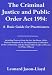 Book The Criminal Justice and Public Order Act 1994: A Basic Guide for Practitioners