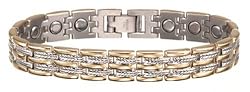 Sabona Executive Regal Duet Magnetic Bracelet, Size XL