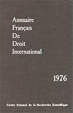 Revue CNRS Editions  / Annuaire français de droit international, numéro 22 - 1976