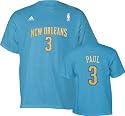 Chris Paul adidas Player Name and Number New Orleans Hornets Youth Tee