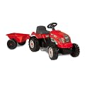 Simba-Smoby GM Tractor with Trailer (Red)