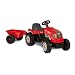 Simba-Smoby GM Tractor with Trailer (Red)