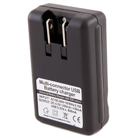 Travel Wall Charger w/ USB port for Sprint HTC Evo 4G, HTC Hero, Droid Incredible, Imagio, Ozone, Snap, Tilt 2, Verizon Droid Touch Pro