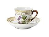 Royal Copenhagen Flora Danica Demistasse Cup And Saucer With Branch Handle