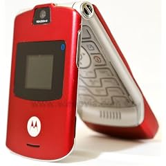 New Motorola V3 RAZR UNLOCKED RED PHONE WORLDWIDE