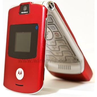 New Motorola V3 RAZR UNLOCKED RED PHONE WORLDWIDE