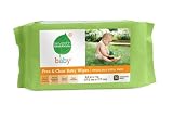 Seventh Generation Baby Wipes Refills, Chlorine Free and Unscented, 70-Count Packs (Pack of 12) (840 Wipes)
