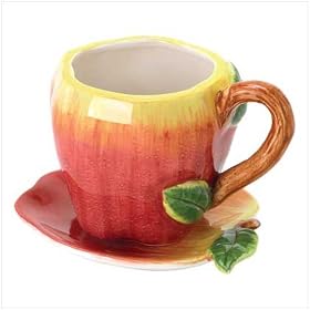 Apple Cup and Saucer - Style 38212 by Gift Warehouse
