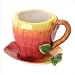 Apple Teacup & Saucer-ceramic