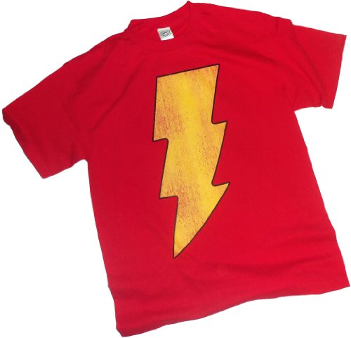  Shazam Distressed Logo Adult T-Shirt