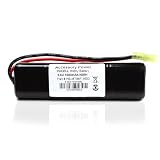 truCELL High Performance 9.6V 1600mAh Flat Style NiMH Automatic Electric Airsoft Battery... by Accessory Power