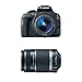 Canon EOS Rebel SL1 with 18-55mm EF-S IS STM Lens and EF-S 55-250mm IS II Telephoto Zoom Lens