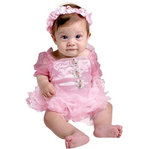 Newborn Baby Girl Pink Ballerina Princess Costume (0-3 Months)