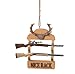 Nice Rack Hunting Rifles & Antlers Gun Rack Christmas Ornament 4