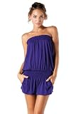 Alki'i short one-piece Rompers Jumpsuit with elastic bust and waist