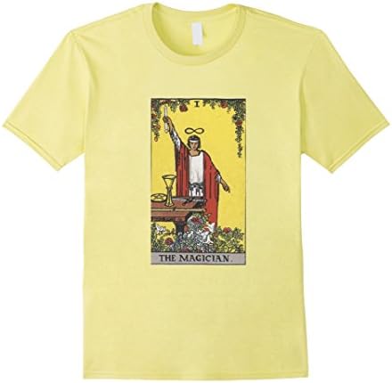 Men's The Magician - Vintage 1909 RWS Tarot Card XL Lemon