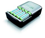 Produkt-Bild: Philips Schnellladeger&auml;t SCB 7075 CB/12 inkl. NiMH Akku AA Mignon 2450 mAh 4er Pack und KfZ-Kabel