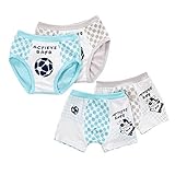 4 PCS Summer Thin Baby Pants Boy Boxer Briefs Children Underwear,Football