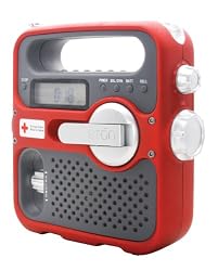 Et&oacute;n American Red Cross ARCFR360R Solarlink Self-Powered Digital AM/FM/NOAA Radio with Solar Power, Flashlight and Cell Phone Charger (Red)