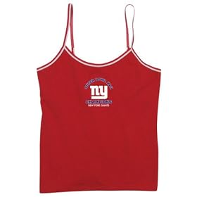 New York Giants Super Bowl XLII Champions Ladies Kona Spaghetti Strap Tank Top