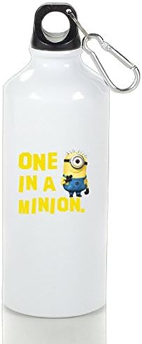 One In A Banana Portable Custom Sports Kettle White With Carabiner Hook,400-600ml /6.5OZ