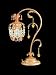 Schonbek 1249-91OL Silvergild / Olivine Rondelle Crystal Single Light Down Lighting Colored Crystal
