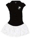 Amy Byer Girls 7-16 Mesh Puff Cap Sleeve Tutu Hipster Dress
