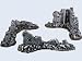 Search : 28mm Sci-Fi Terrain: Battlefield Ruins Walls Set #1 (3)