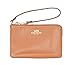 Coach Crossgrain Leather Small Wristlet Saddle