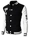 H2H Mens Slim Fit Cotton Varsity Baseball Bomber Jacket Of Various Styles