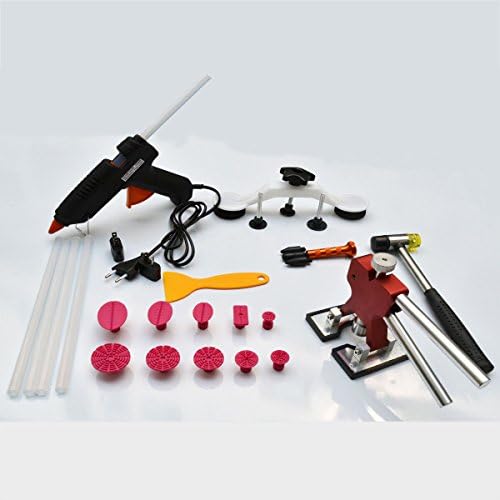 28pc Dent Lifter kit -Glue Puller-PDR Tools-Paintless Dent Repair +100W glue gun
